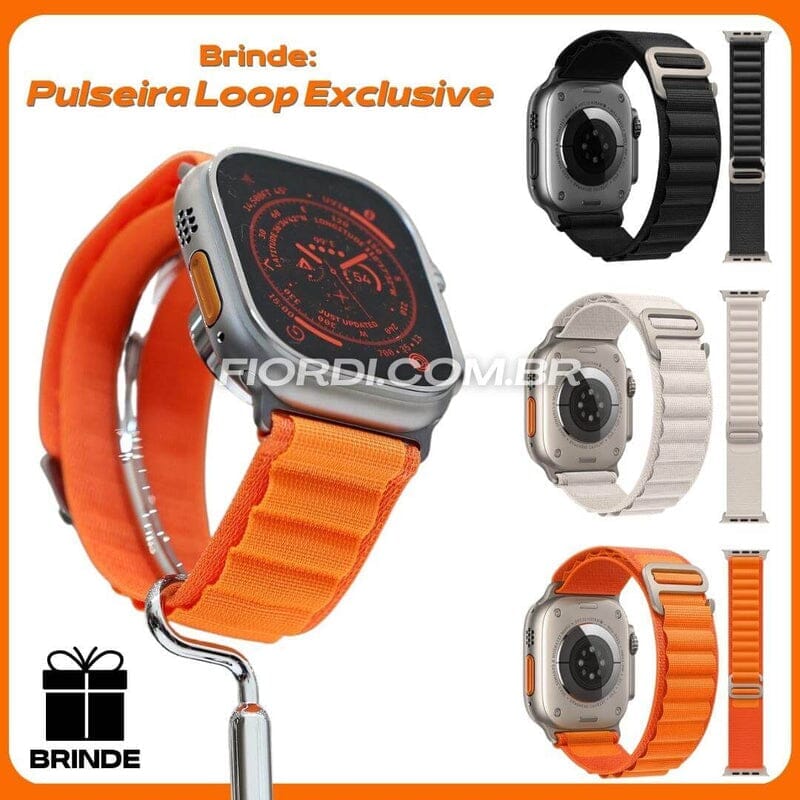 Smartwatch Serie 8 Ultra Pulseira Extra